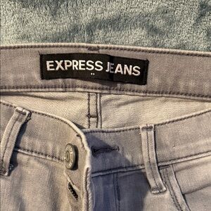 Express Soft Gray Denim